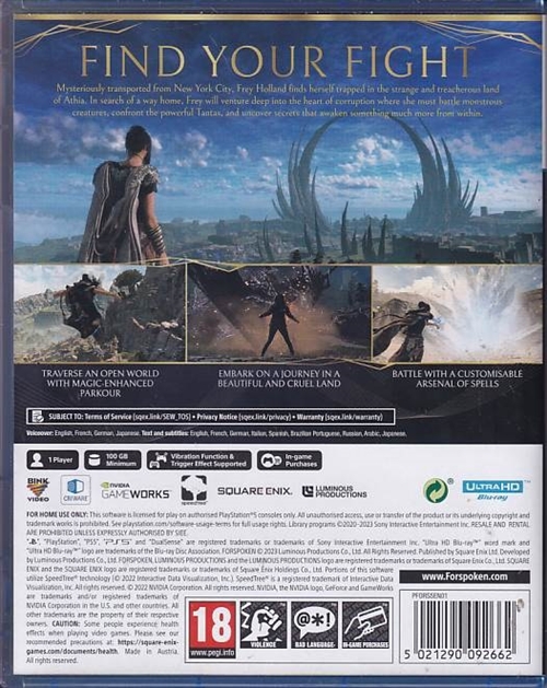 Forspoken - Playstation 5 Spil (A Grade) (Genbrug)